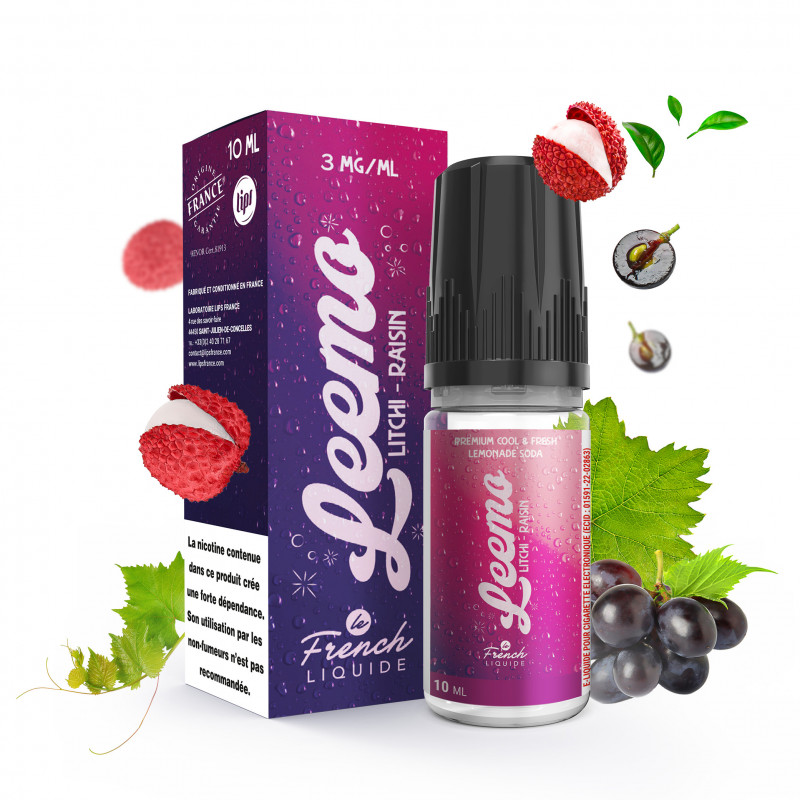 Litchi Raisin 10ml Leemo (Nicotine:03 mg/ml) - Le French Liquide