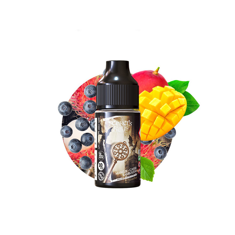 Booster Silver Key 10ml Secret's Keys (Nicotine:18 mg/ml) - Secrets Lab
