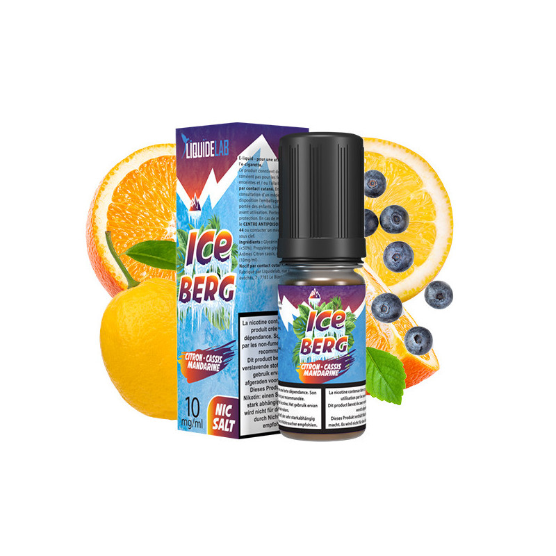 Citron Cassis Mandarine Salt 10ml Iceberg (Nicotine:20 mg/ml) - O'J Lab