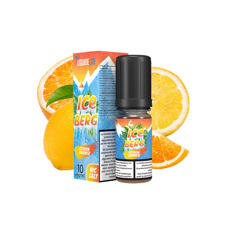 Citron Orange Salt 10ml Iceberg (Nicotine:20 mg/ml) - O'J Lab