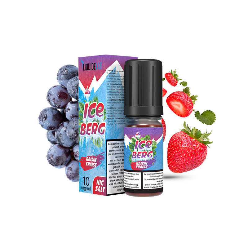 Raisin Fraise Salt 10ml Iceberg (Nicotine:10 mg/ml) - O'J Lab