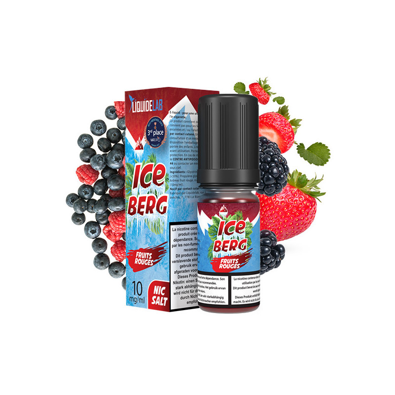 Fruits Rouges Salt 10ml Iceberg (Nicotine:10 mg/ml) - O'J Lab
