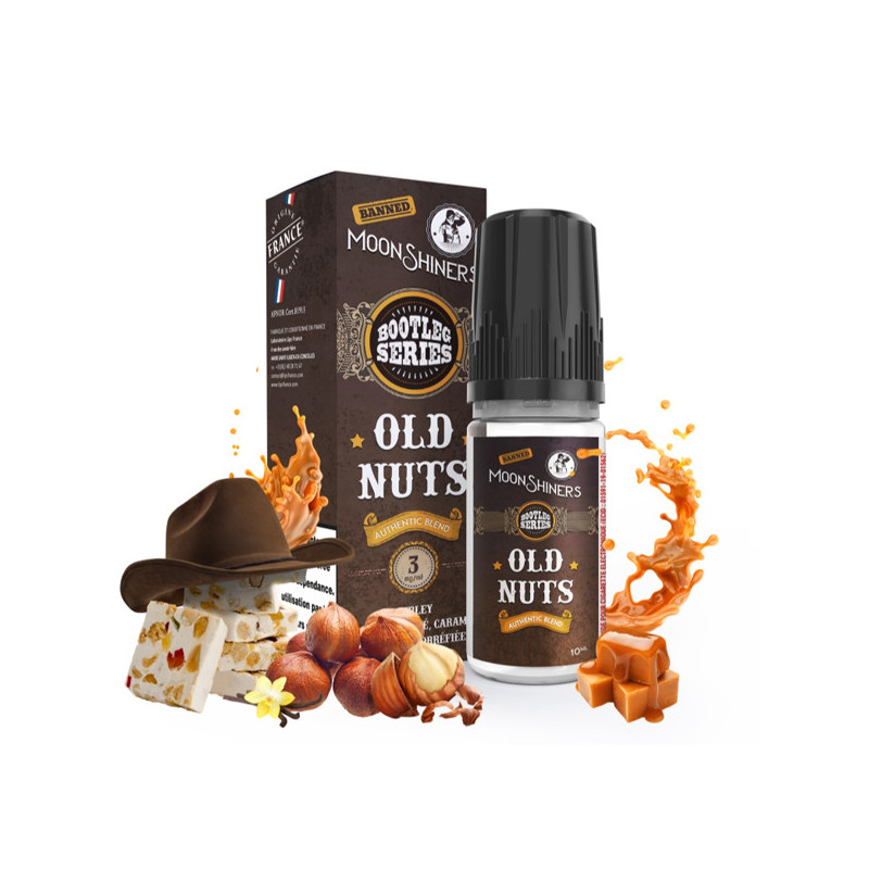 Old Nuts 10ml Authentic Blend (Nicotine: 00 mg/ml) - Le French Liquide
