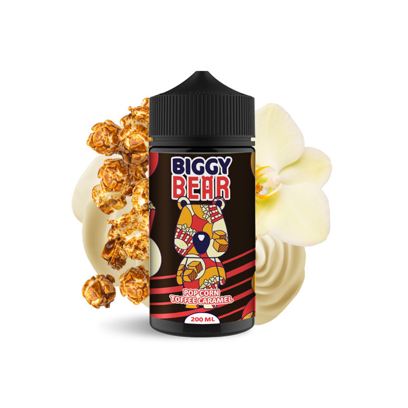 Pop Corn Toffee Caramel 200ml - Biggy Bear