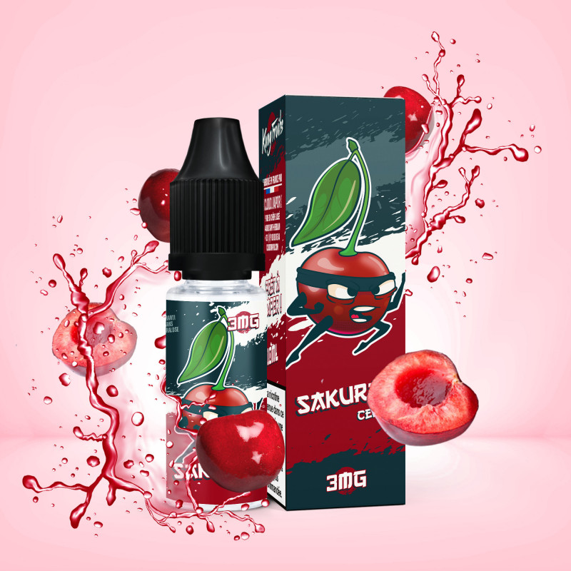 Sakuran 10ml Kung Fruits (Nicotine:18 mg/ml) - Cloud Vapor