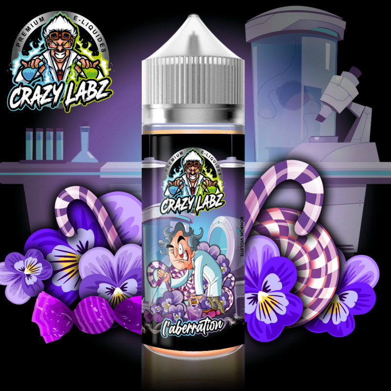 L'Aberration 100ml Crazy Labs - Belgi'Ohm