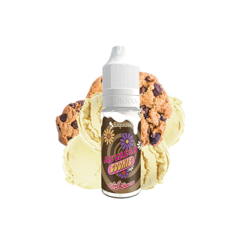 Ice Cream Cookie 10ml Wpuff Flavors (Nicotine:03 mg/ml) - Liquideo