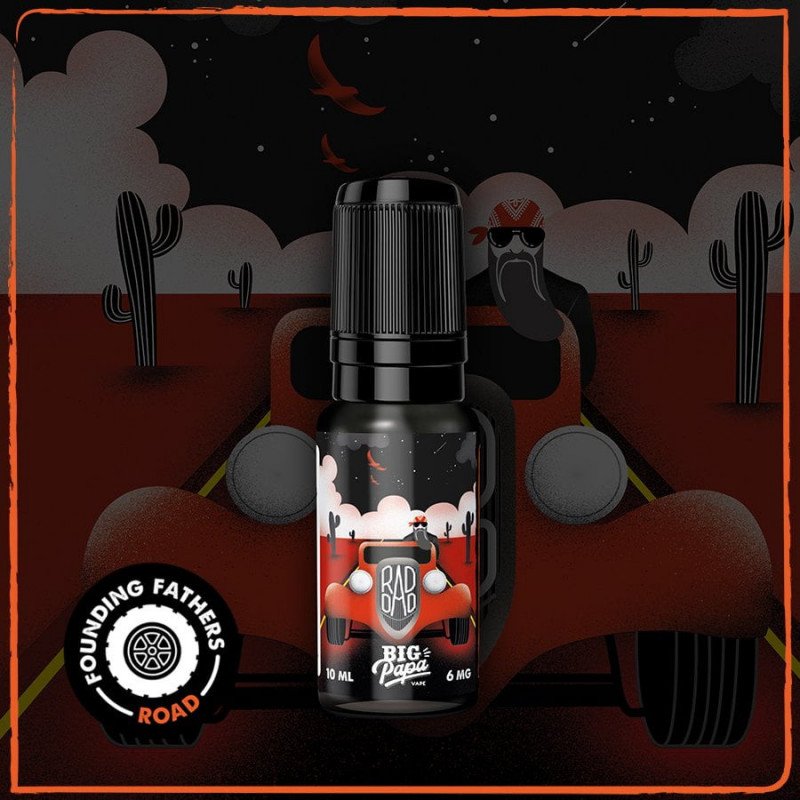 Rad Dad 10ml Les Founding Fathers (Nicotine:12 mg/ml) - Big Papa