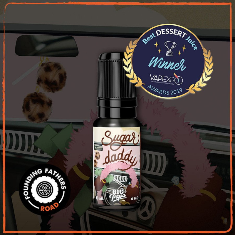 Sugar Daddy 10ml Les Founding Fathers (Nicotine:06 mg/ml) - Big Papa