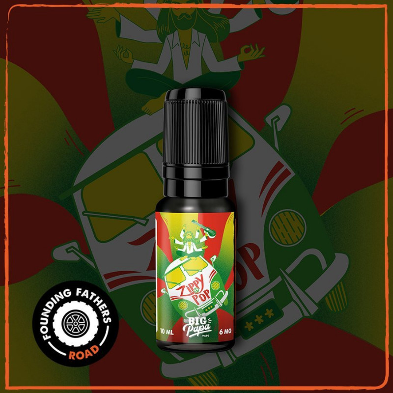 Zippy Pop 10ml Les Founding Fathers (Nicotine:12 mg/ml) - Big Papa