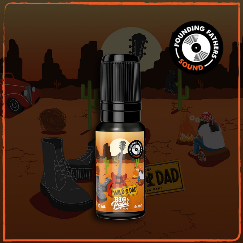Wild Dad 10ml Les Founding Fathers (Nicotine:18 mg/ml) - Big Papa