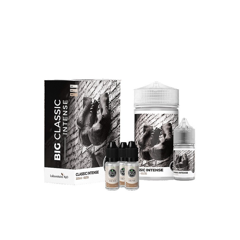 Pack Classic Intense 200ml Classic Series (Nicotine:06 mg/ml) - Laboratoire H2O Sud