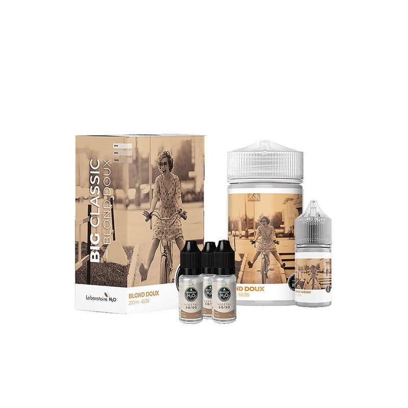 Pack Blond Doux 200ml Classic Series (Nicotine:03 mg/ml) - Laboratoire H2O Sud