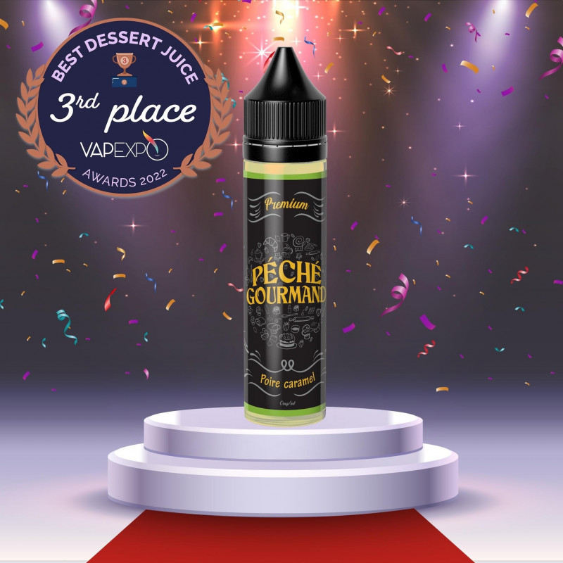 Poire Caramel 50ml Péché Gourmand - O'J Lab