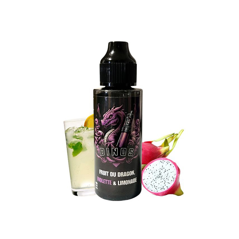 Fruit du Dragon Violette Limonade 100ml - Dinos