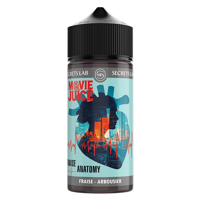 Fraise Anatomy 100ml Movie Juice (Fraise Anatomy 100ml Movie Juice - Secret's LAb) - Secrets Lab