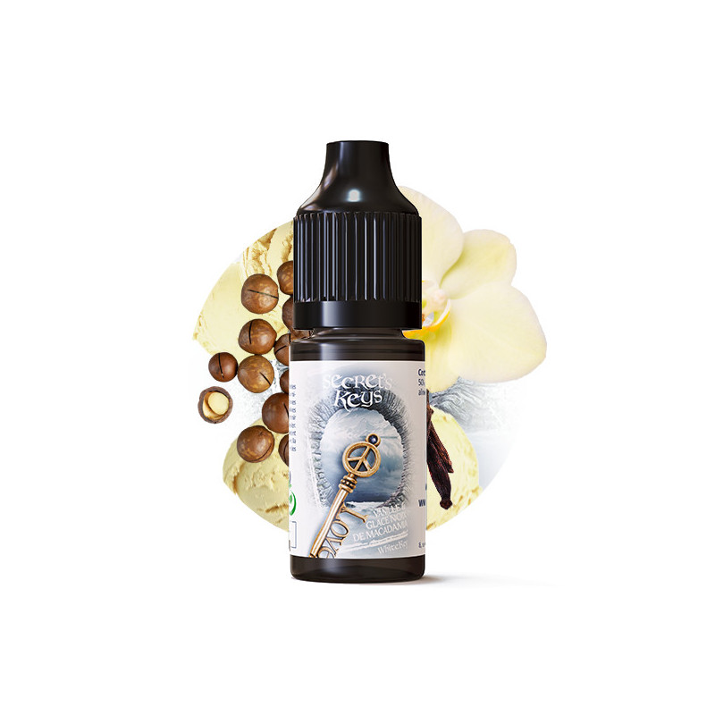 White Key 10ml Secret's Keys (Nicotine:12 mg/ml) - Secrets Lab