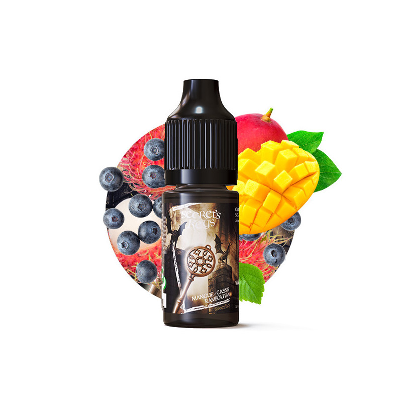 Silver Key 10ml Secret's Keys (Nicotine: 00 mg/ml) - Secrets Lab