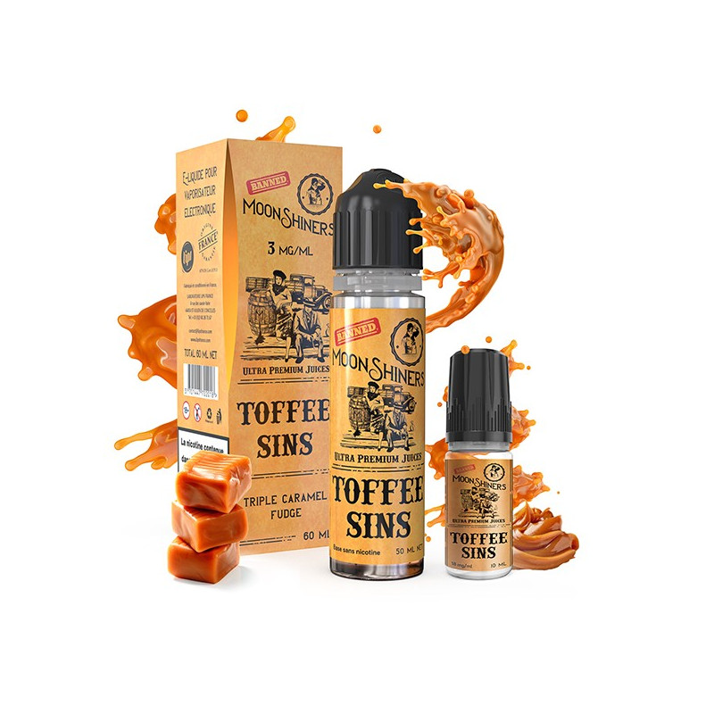 Kit Easy2Shake Toffee Sins 60ml (Nicotine:06 mg/ml) - Le French Liquide