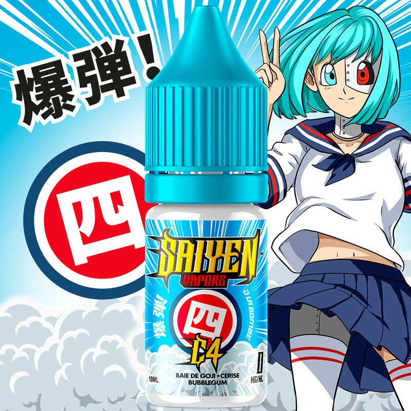 C4 10ml Saiyen Vapors (Nicotine:12 mg/ml) - Swoke