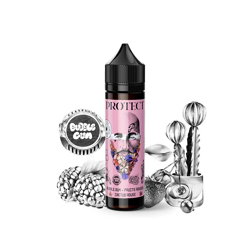 Bubble Gum Fruits Rouges Cactus Rouge 50ml Mellifère - Protect