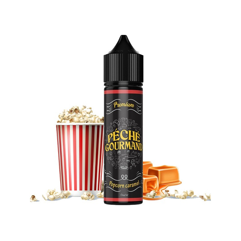 Popcorn Caramel 50ml Péché Gourmand - O'J Lab