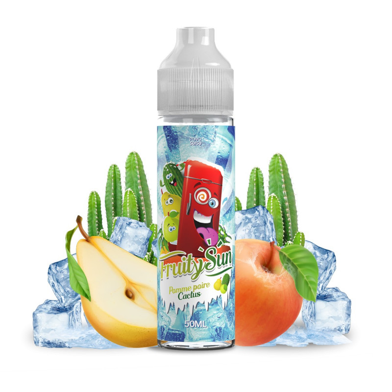 Pomme Poire Cactus 50ml Fruity Sun (Pomme Poire Cactus 50ml Fruity Sun - Secret's LAb) - Secrets Lab