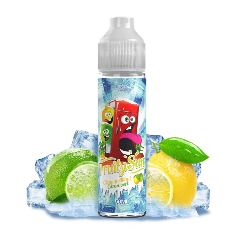 Citron Pétillant Citron Vert 50ml Fruity Sun (Citron Pétillant Citron Vert 50ml Fruity Sun - Secret's LAb) - Secrets Lab