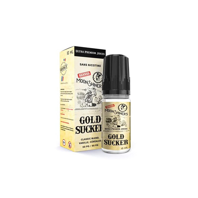 Gold Sucker 10ml (Nicotine:12 mg/ml) - Le French Liquide
