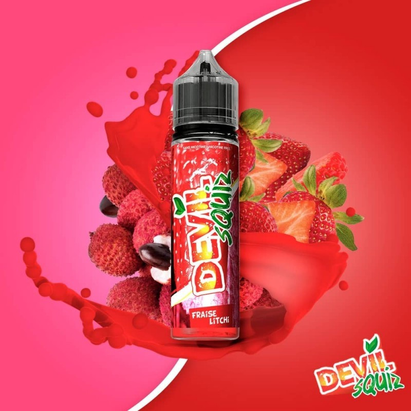 Fraise Litchi 50ml Devil Squiz - AVAP