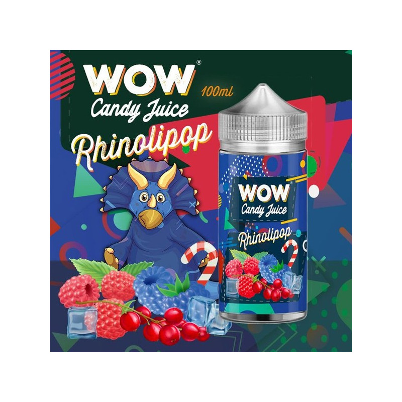 Rhinolipop 100ml WOW Candy Juice - Made in Vape