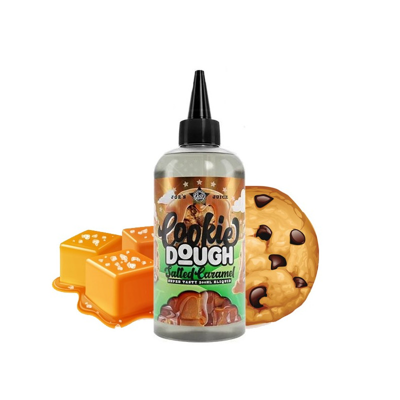 Salted Caramel 200ml Cookie Dough - Joe's Juice (dropper inclus)