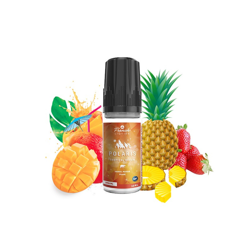 Tropical Beach 10ml Polaris (Nicotine:11mg/ml) - Le French Liquide