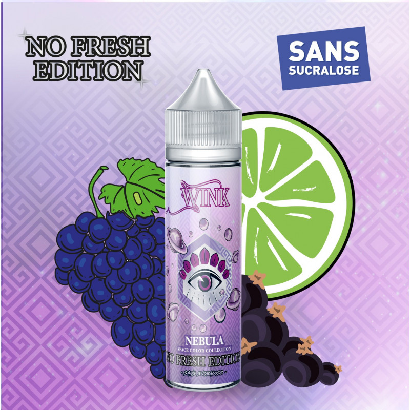 Nebula No Fresh 50ml Wink Space Color Collection - Made In Vape