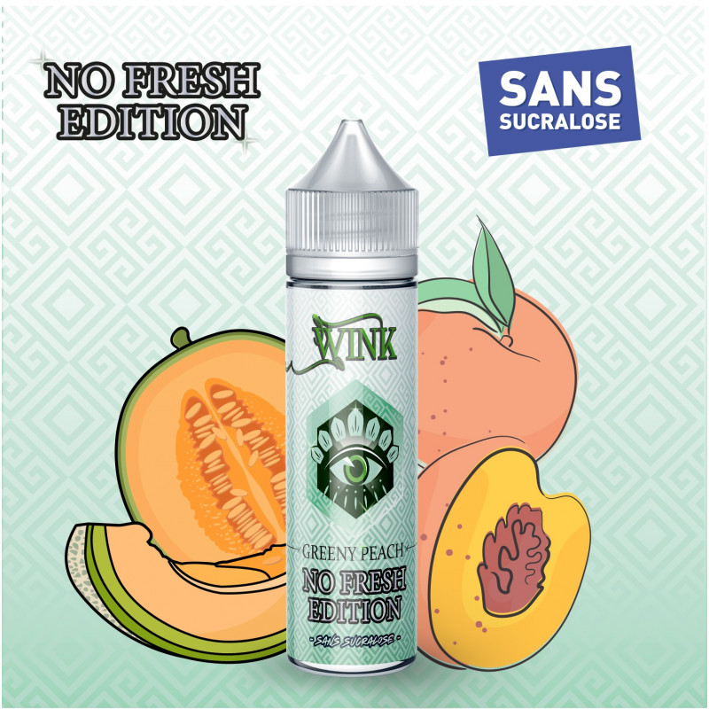 Greeny Peach No Fresh 50ml Wink Classic Edition - Made In Vape