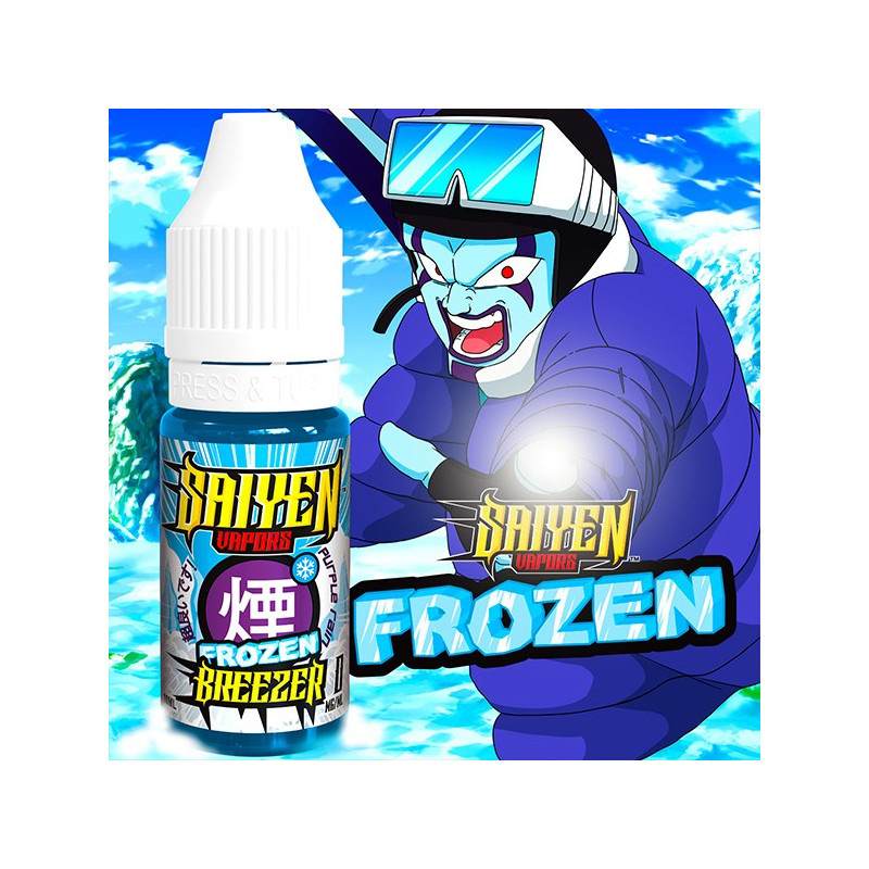 Frozen Breezer 10ml Saiyen Vapors (Nicotine:03 mg/ml) - Swoke