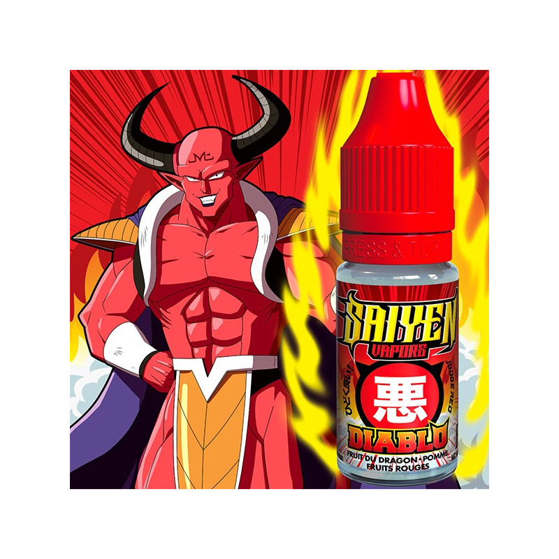Diablo 10ml Saiyen Vapors (Nicotine:12 mg/ml) - Swoke