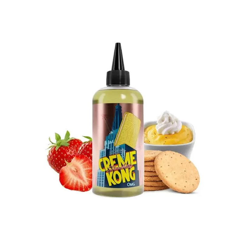 Strawberry 200ml Creme Kong - Joe's Juice (dropper inclus)