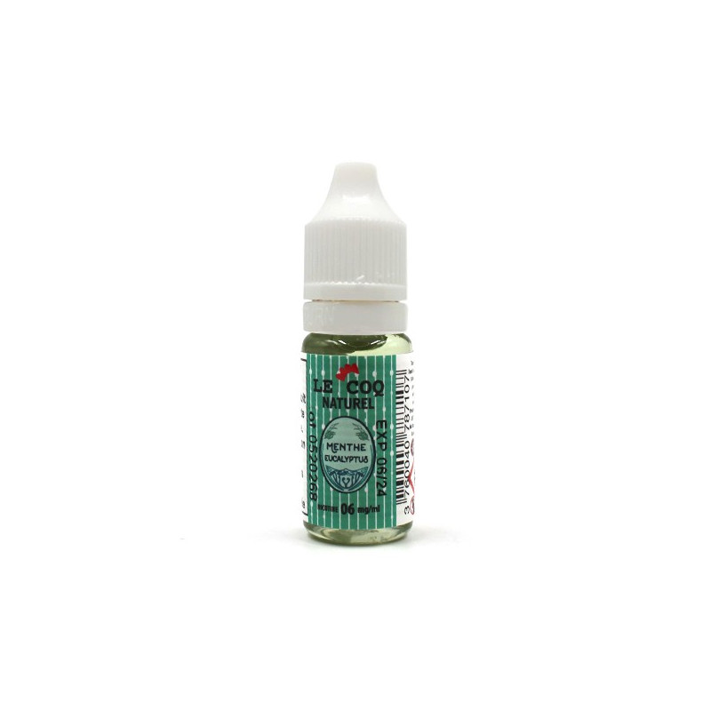 Menthe Eucalyptus 10ml Coq Frais (Nicotine:06 mg/ml) - Airomia