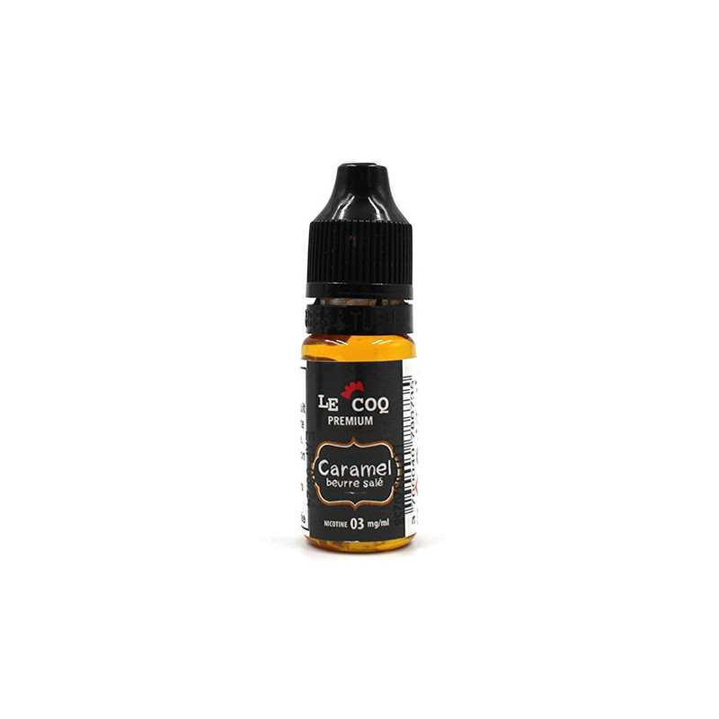 Caramel Beurre Salé 10ml Les Bêtises du Coq (Nicotine:06 mg/ml) - Airomia