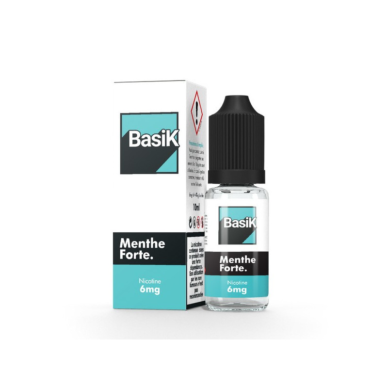 Menthe Forte 10ml BasiK (Nicotine:12 mg/ml) - Cloud Vapor