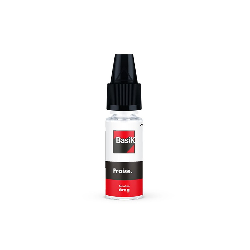 Fraise 10ml BasiK (Nicotine:12 mg/ml) - Cloud Vapor