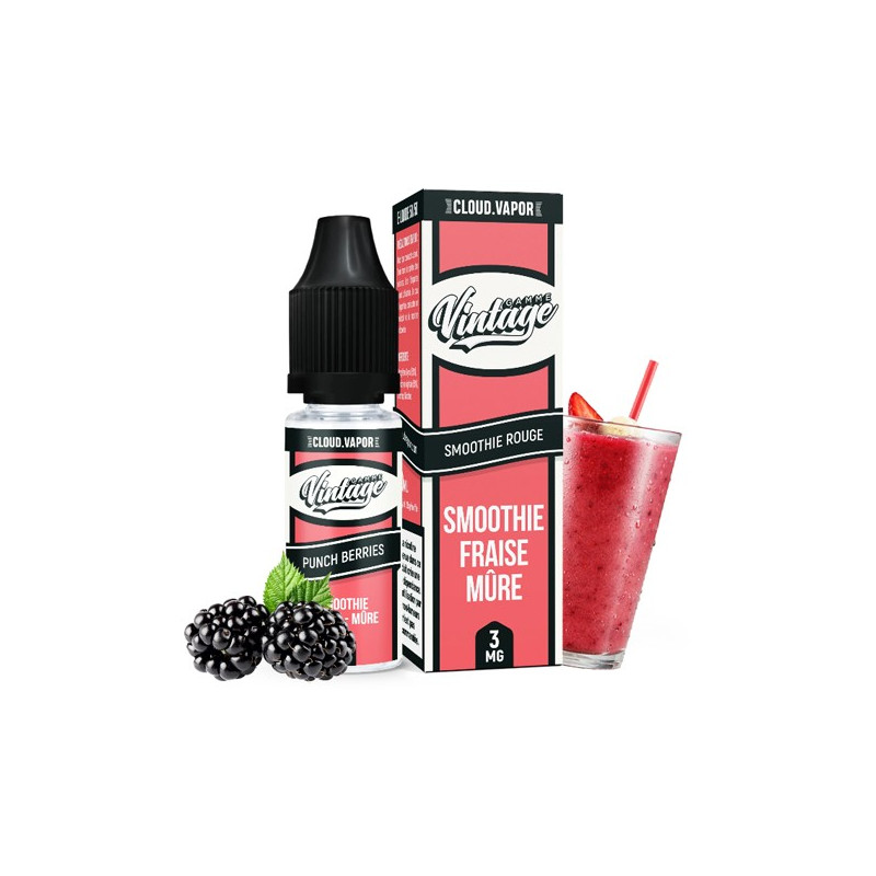 Punch Berries 10ml Vintage (Nicotine:12 mg/ml) - Cloud Vapor