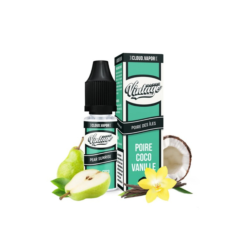 Pear Sunrise 10ml Vintage (Nicotine:06 mg/ml) - Cloud Vapor