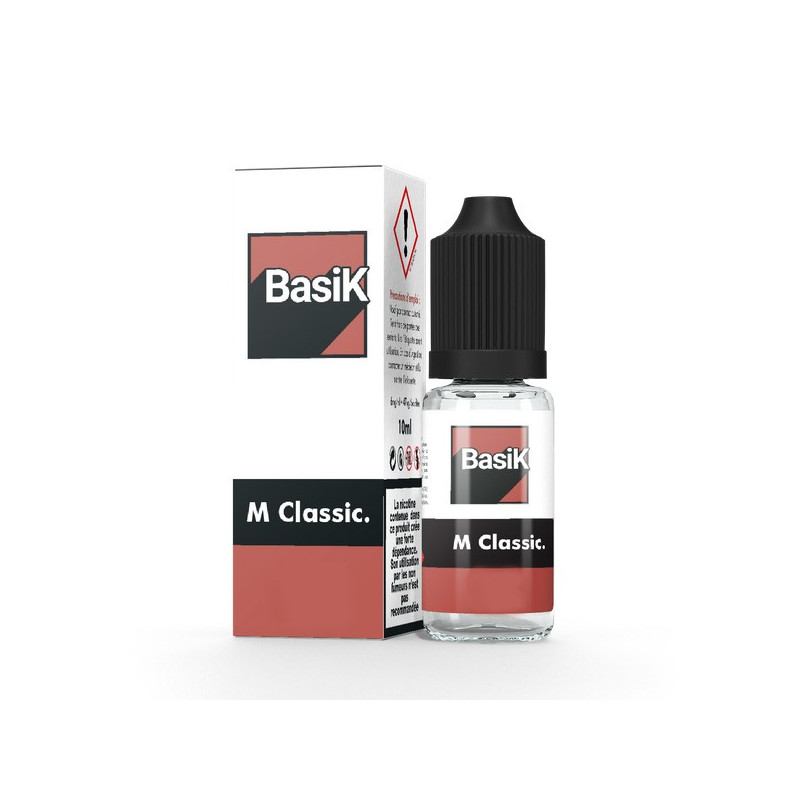 M Classic Salt 10ml BasiK (Nicotine:20 mg/ml) - Cloud Vapor