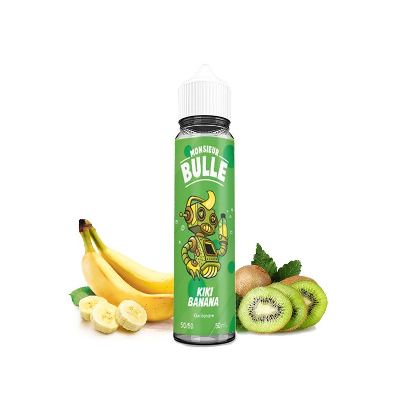 Kiki Banana 50ml Monsieur Bulle - Liquideo