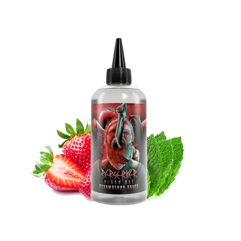 Strawberry Sauce 200ml Berserker Blood Axe - Joe's Juice (dropper inclus)