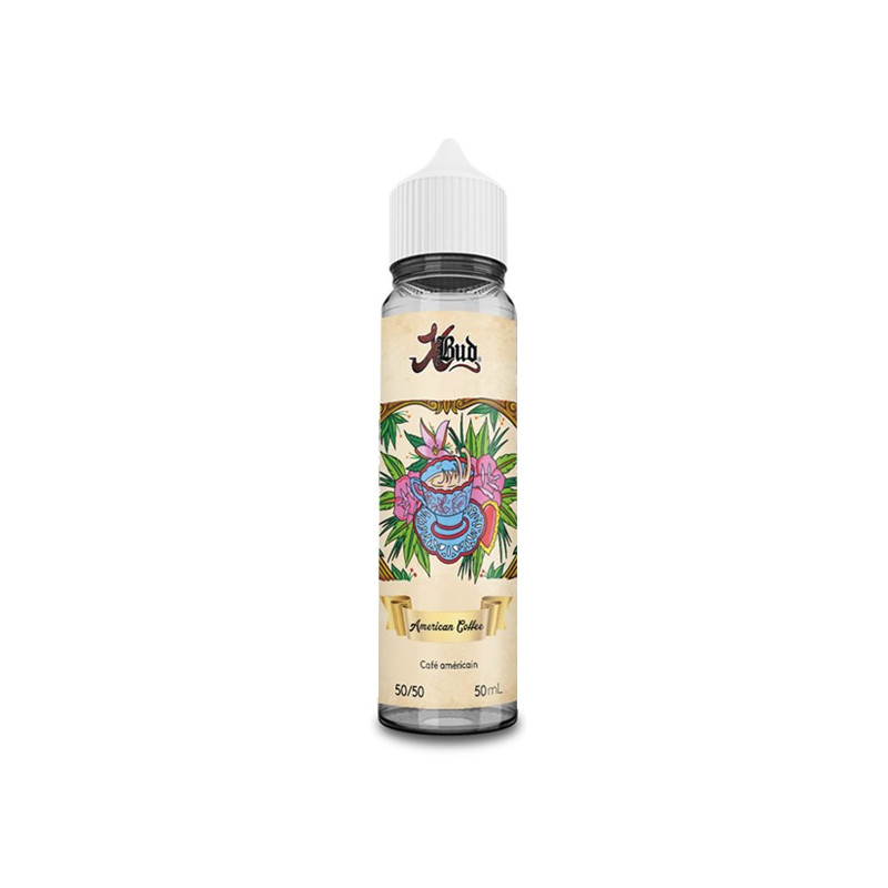 American Coffee 50ml XBud (Nicotine: 00 mg/ml) - Liquideo