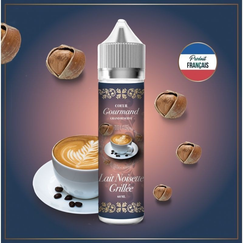 Lait Noisette Grillée 50ml Coeur Gourmand Grand Réserve - Made In Vape