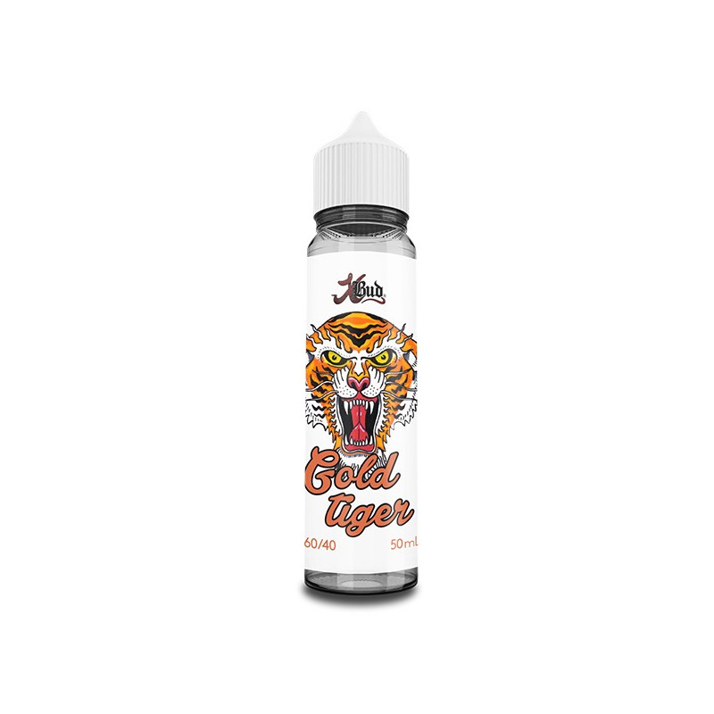 Gold Tiger 50ml XBud (Nicotine: 00 mg/ml) - Liquideo